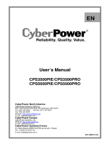 CyberPower CPS5000PIE Manuel utilisateur