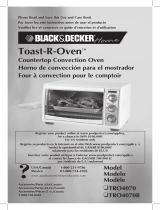 Black & Decker Toast-R-Oven TRO4070B Mode d'emploi