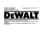DeWalt DW329 Le manuel du propriétaire