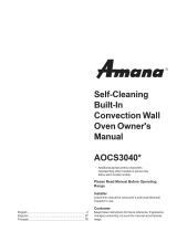 Amana AOCS3040WW-P1132348NWW Le manuel du propriétaire