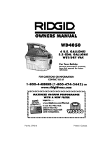 RIDGID WD4050 Manuel utilisateur