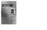Black and Decker Appliances JW260 Manuel utilisateur
