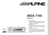Alpine MDA-7755 Manuel utilisateur