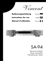 VINCENT SA-94 Le manuel du propriétaire