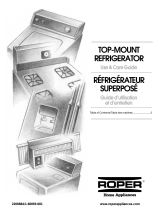Roper TOP-MOUNT REFRIGERATOR Mode d'emploi