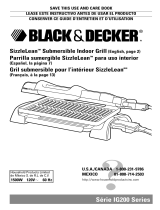 Black and Decker Appliances SizzleLean IG200 Series Manuel utilisateur
