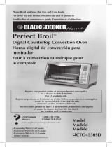 Black and Decker Appliances Perfect Broil CTO4550SD Manuel utilisateur