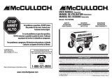 McCulloch FG7000MA Manuel utilisateur