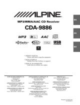 Alpine CDA-9886 Manuel utilisateur