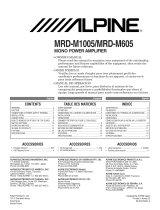 Alpine MRD-M1005 Manuel utilisateur