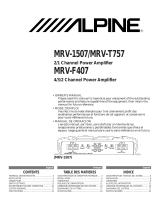 Alpine MRV-1507 Manuel utilisateur