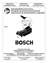 Bosch 3814 - 14 Inch Abrasive Cut Mode d'emploi