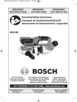 Bosch BSH180BL Manuel utilisateur