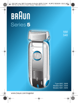 Braun 550, 540, Series 5 Manuel utilisateur