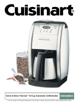 Cuisinart DGB-600BC - Grind & Brew Coffeemaker 6125173 Manuel utilisateur