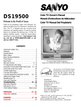 Sanyo DS19500 Manuel utilisateur