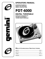 Gemini PDT-6000 Manuel utilisateur