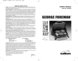 George Foreman GR14 Manuel utilisateur