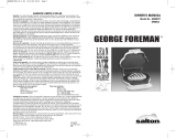 George Foreman GR8 Manuel utilisateur