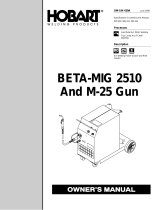 Hobart Welding Products BETA-MIG 2510 Manuel utilisateur