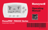 Honeywell FocusPRO Wi-Fi TH6000 Series Manuel utilisateur