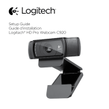 Logitech HD Pro Webcam C920 Manuel utilisateur