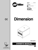 Miller Electric Dimension 812 Manuel utilisateur