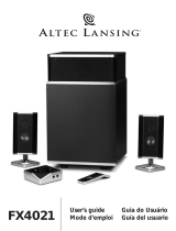 Altec Lansing FX4021 Manuel utilisateur
