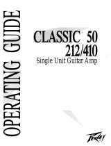 Peavey CLASSIC 50 212-410 Manuel utilisateur