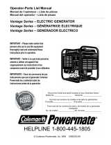 Coleman Powermate PC0473503 Manuel utilisateur