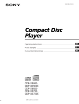 Sony CDP-XB820 Manuel utilisateur
