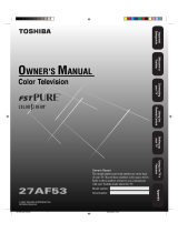 Toshiba 27AF53 Manuel utilisateur