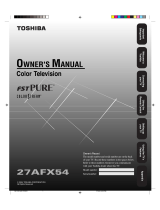 Toshiba 27AFX54 Manuel utilisateur