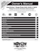 Tripp Lite SmartOnline Single-Phase 5kVA, 6kVA & 10kVA UPS Manuel utilisateur
