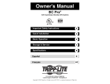 Tripp Lite BC Pro Manuel utilisateur