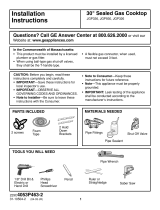 GE JGP930SEDSS Guide d'installation