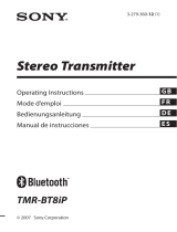 Sony TMR-BT8IP Manuel utilisateur