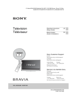 Sony Bravia KDL-60W630B Mode d'emploi