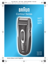 Braun 5877, 5875, 5874, Contour Series Manuel utilisateur