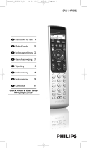 Philips Universal Remote Control 7-in-1 Manuel utilisateur