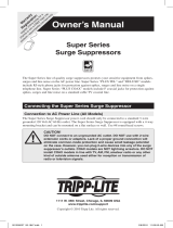 Tripp Lite Super Series Surge Le manuel du propriétaire