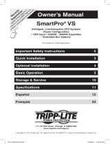 Tripp Lite SMART2200VS Le manuel du propriétaire