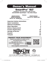 Tripp Lite SMART1500SLT Le manuel du propriétaire