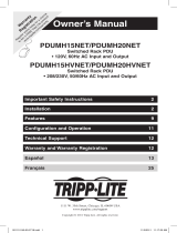 Tripp Lite PDUMH15HVNET Le manuel du propriétaire