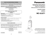 Panasonic Cyclonic Bagless Upright Mode d'emploi