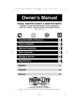 Tripp Lite SMARTINT2200VS Le manuel du propriétaire