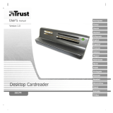 Trust All-in-1 Desktop Card Reader, 4 Pack Manuel utilisateur