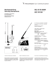 Hirschmann MCA 18 90 KOMBI Guide d'installation