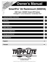 Tripp Lite SMART5000RT3U Le manuel du propriétaire