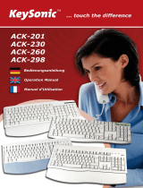 KeySonic ACK-230 Manuel utilisateur